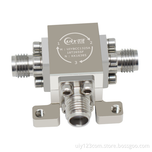 18 to 26.5GHz K Band RF Broadband Coaxial Circulator IL 1.7dB 10W
